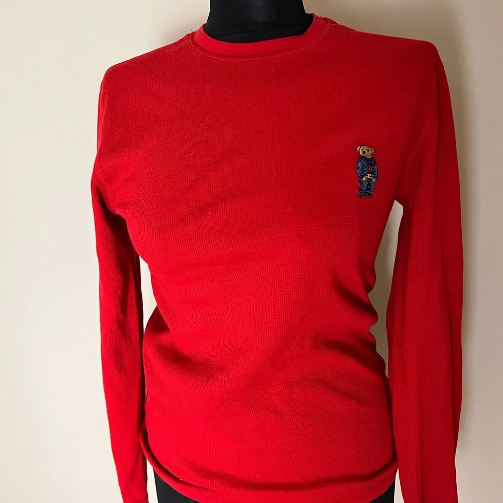 Polo Ralph Lauren Red Henley